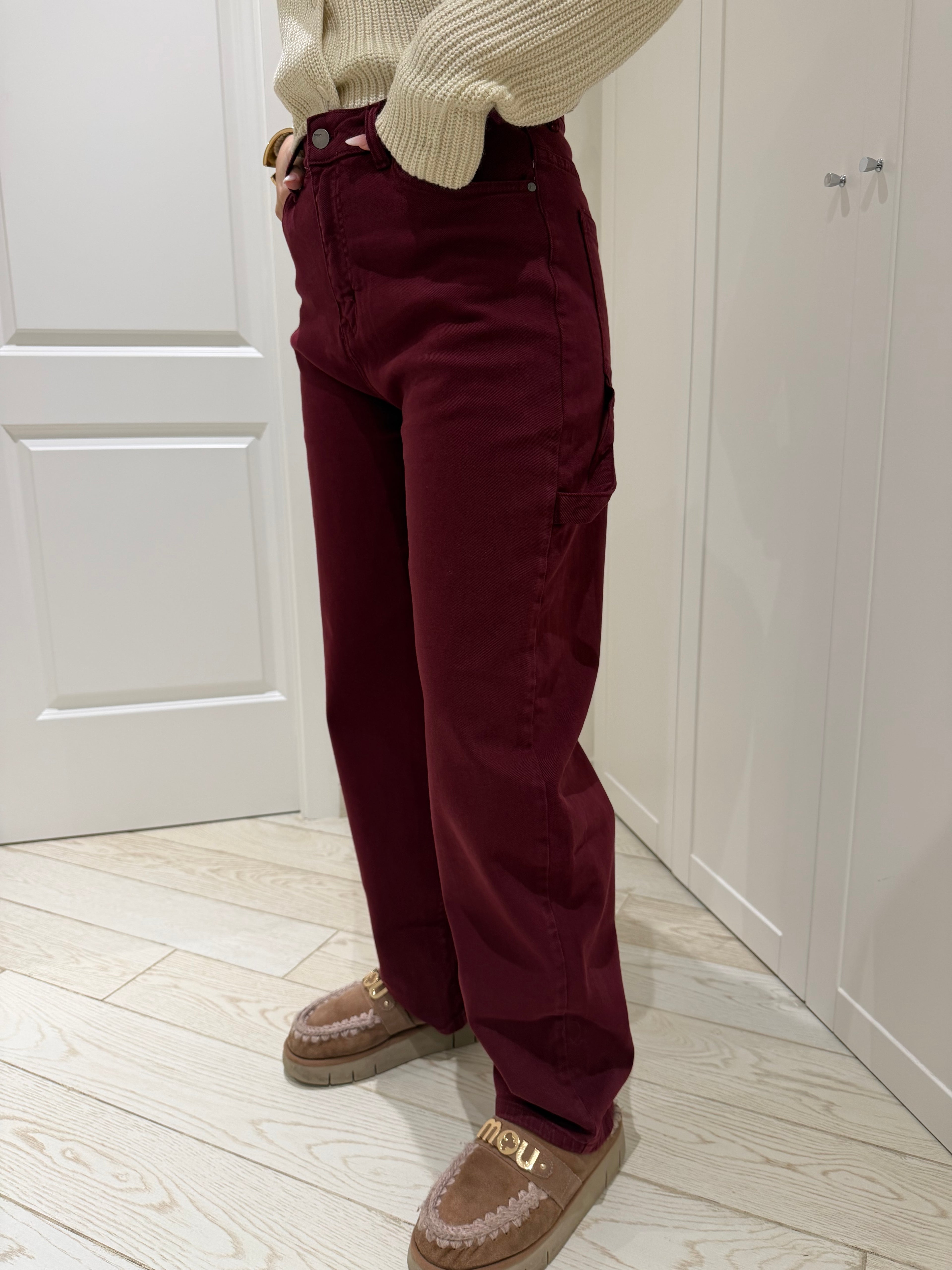 Jeans Bordeaux