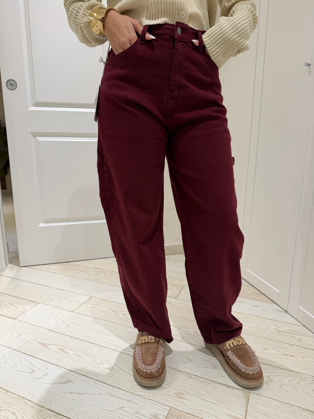 Jeans Bordeaux