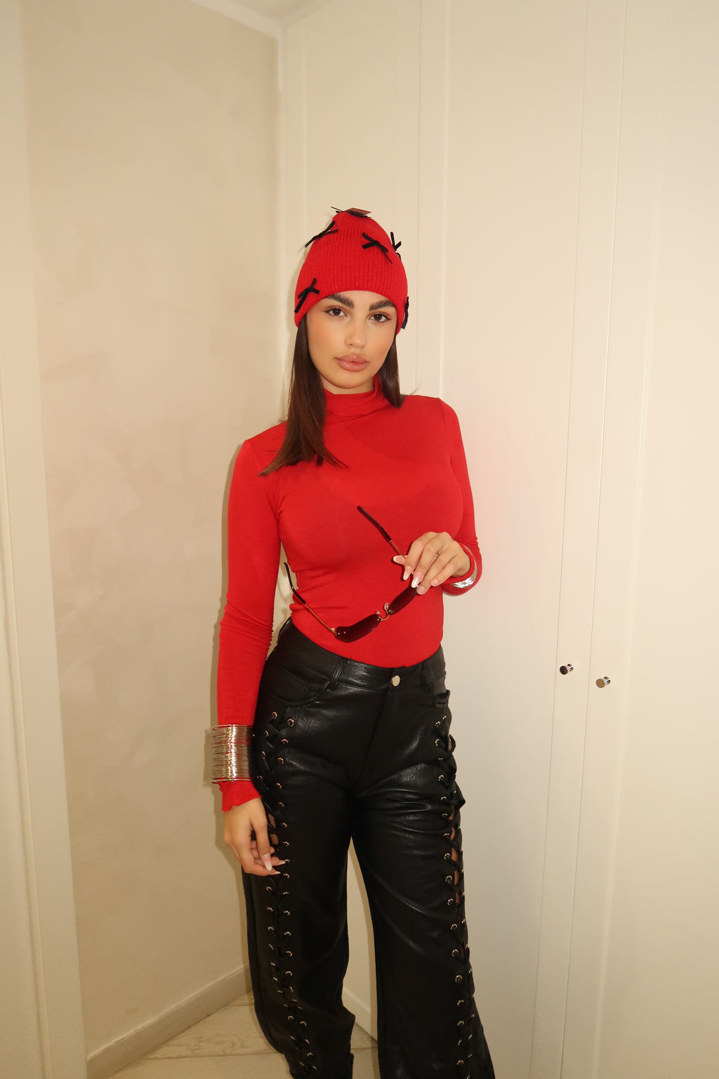 Lupetto Velato Rosso