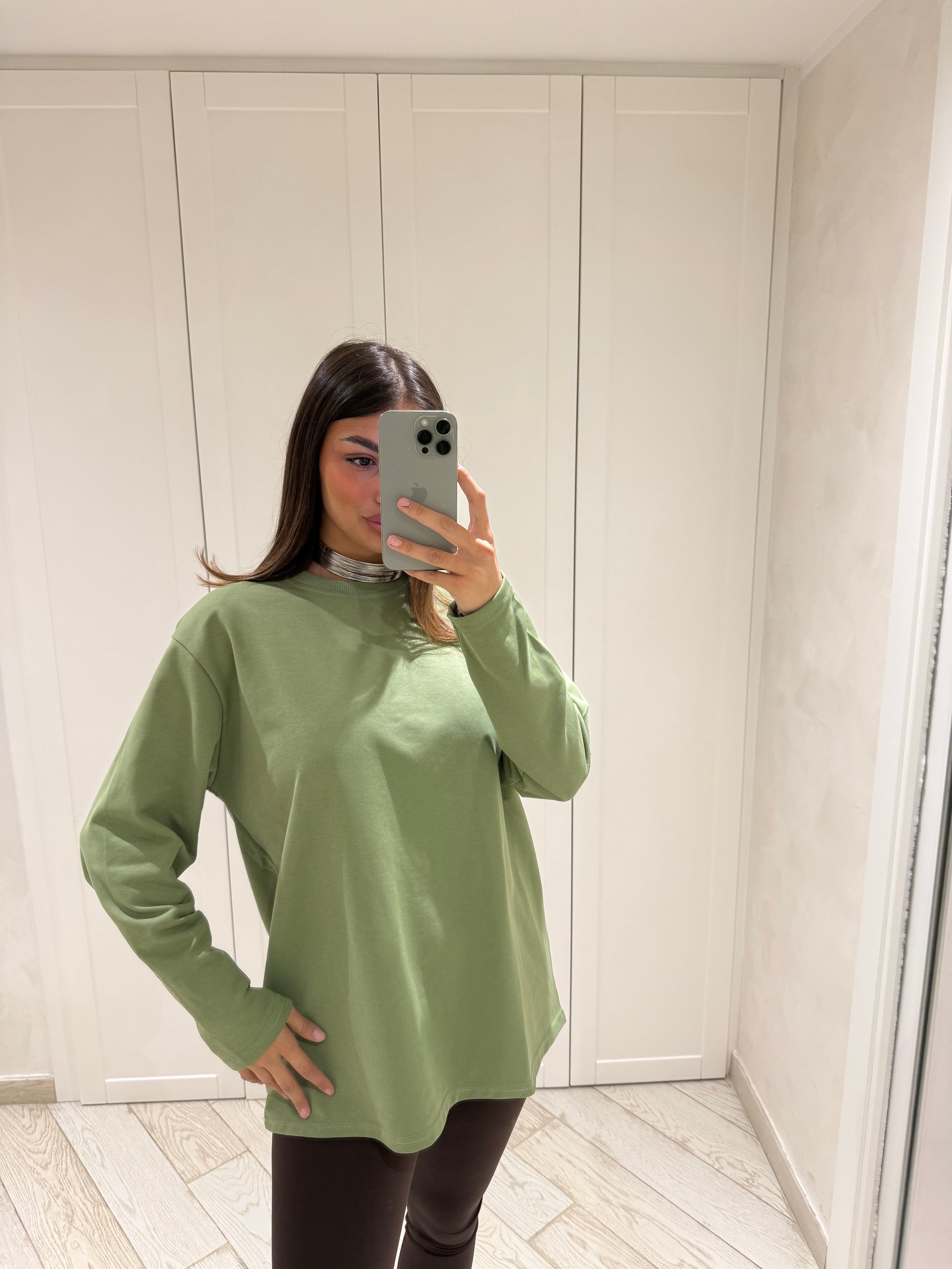 Maglia Verde Couture