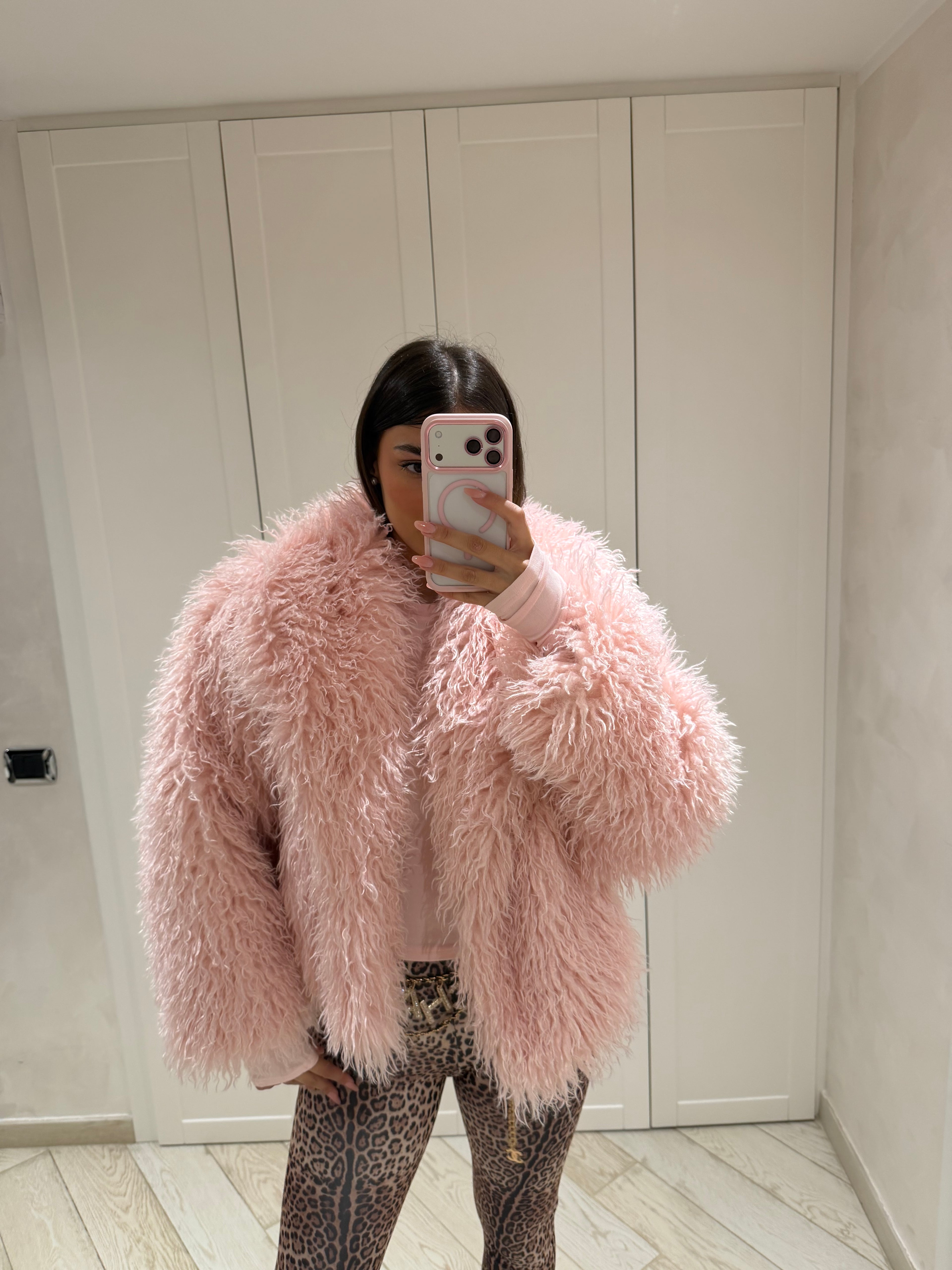 eco-pelliccia mongolia puffy